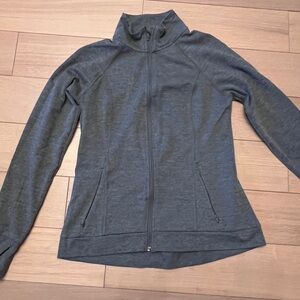 all in motion Women's Charcoal Gray Full-Zip Jacket
